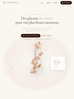 Site de La Maison des Délices