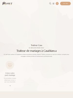 Site de Master Traiteur